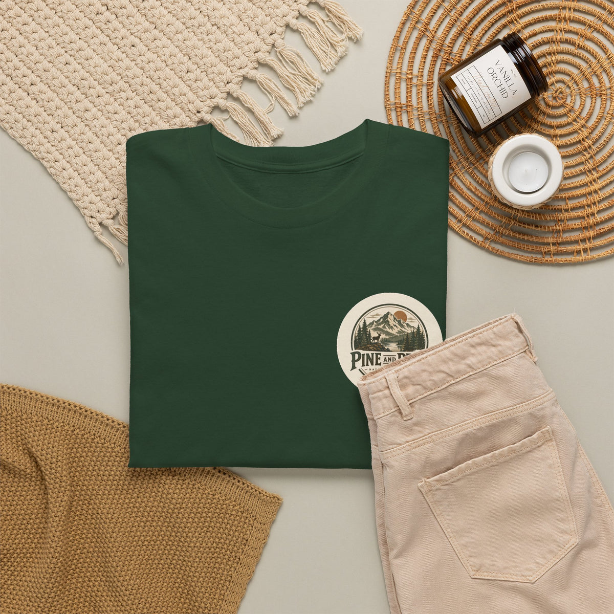 Pine & Peak “Find Your Wild” Vintage Outdoor Graphic T-Shirt